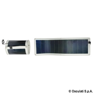 Panel solar flexible y enrollable